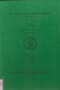 Pengaruh Sosialisasi Terhadap kekerasan Anak-anak