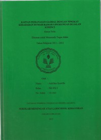 Kaitan Pemanasan Global dengan Tingkat Kesadaran Rumah Ramah Lingkungan di Jalan Kerinci