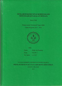 Pengaruh Komunitas Rohis dalam Mencegah Kenakalan Remaja