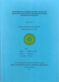 Pengobatan Alternatif Bekam dalam Pandnagan Islam dan Manfaatnya Bagi Kesehatan Manusia