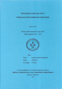 Pengaruh Iyengar Yoga Terhadap Penyembuhan Skoliosis