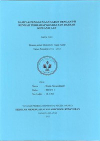 Dampak Penggunaan Sabun dengan PH Rendah Terhadap Kesehatan Daerah Kewanitaan