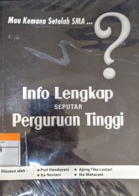 Image of Info Lengkap Seputar Perguruan Tinggi