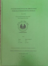 Image of Analisis Efektivitas Olahraga Pagi terhadap Produktivitas Remaja