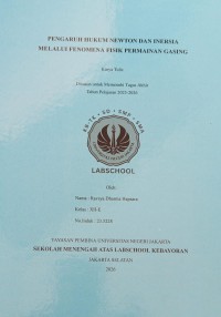 Image of Pengaruh Hukum Newton dan Inersia Melalui Fenomena Fisik Permainan Gasing