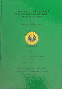 Image of Tindakan Rasional pada Pendidikan Formal Angkatan Vistrasaka SMA Labschool Kebayoran