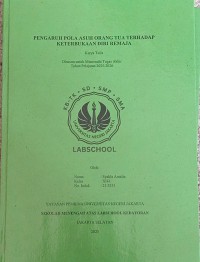 Image of Pengaruh Pola Asuh Orang Tua terhadap Keterbukaan Diri Remaja