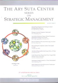 The Ary Suta Center on Strategic Management - Thirteenth Volume