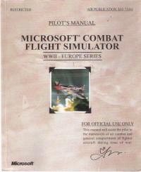Pilots Manual: Microsoft Combat Simulators